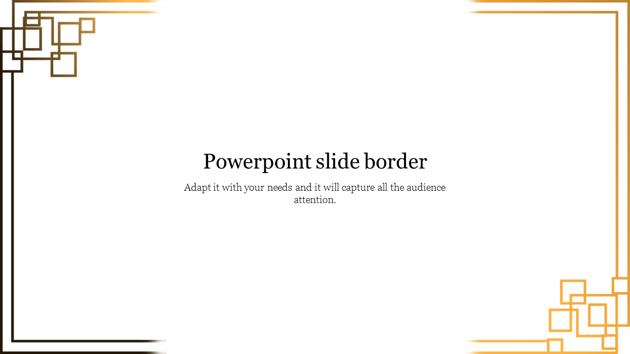 PowerPoint Slide Border Presentation and Google Slides